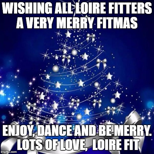Merry Christmas  | WISHING ALL LOIRE FITTERS A VERY MERRY FITMAS; ENJOY, DANCE AND BE MERRY. LOTS OF LOVE, 
LOIRE FIT | image tagged in merry christmas | made w/ Imgflip meme maker