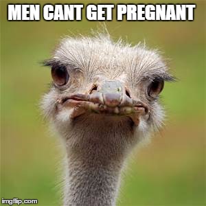 osterage | MEN CANT GET PREGNANT | image tagged in osterage | made w/ Imgflip meme maker