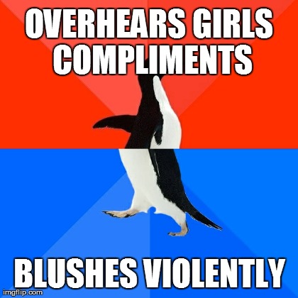 Socially Awesome Awkward Penguin | image tagged in memes,socially awesome awkward penguin,AdviceAnimals | made w/ Imgflip meme maker