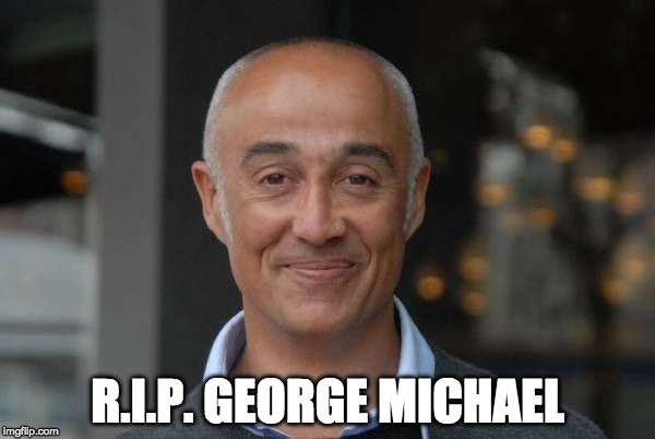 Andrew Ridgeley | R.I.P. GEORGE MICHAEL | image tagged in andrew ridgeley | made w/ Imgflip meme maker