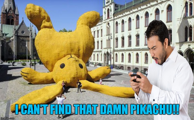 I CAN'T FIND THAT DAMN PIKACHU!! | made w/ Imgflip meme maker