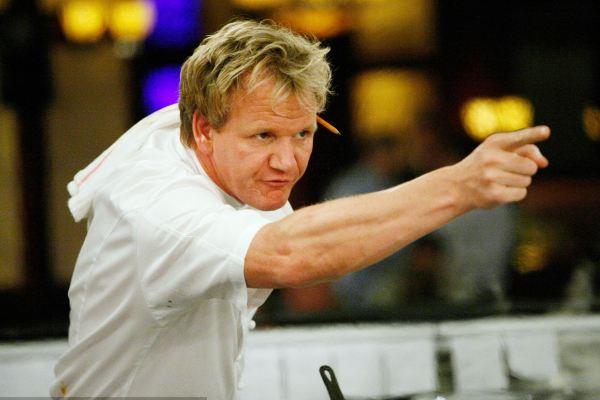 Chef Gordon Ramsay Angry Pointing Blank Meme Template