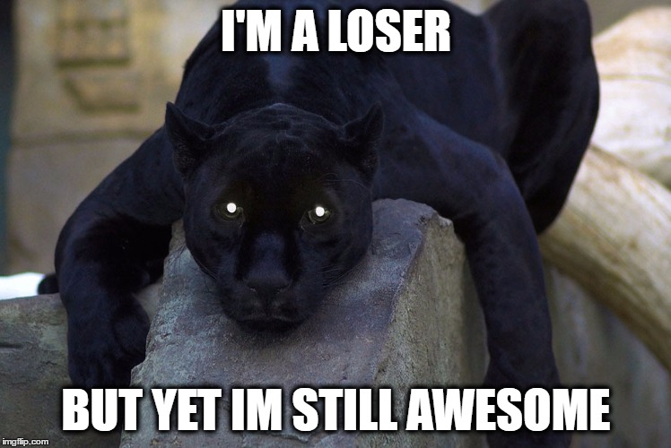 I'M A LOSER; BUT YET IM STILL AWESOME | made w/ Imgflip meme maker