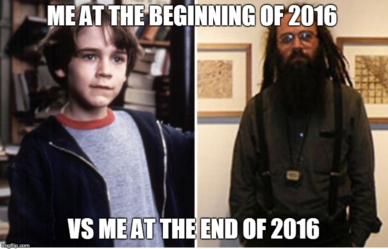 Me vs... | ME AT THE BEGINNING OF 2016; VS ME AT THE END OF 2016 | image tagged in memes,2016 | made w/ Imgflip meme maker
