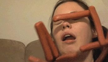 High Quality Sausage Girl Blank Meme Template