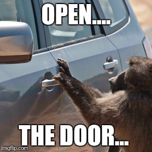 OPEN.... THE DOOR... | made w/ Imgflip meme maker