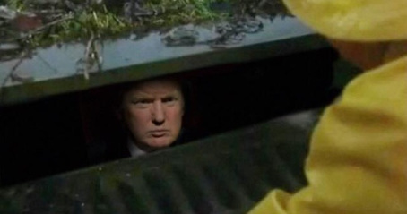 Trump sewer Blank Meme Template