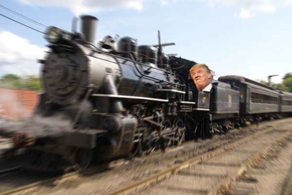 Trump Train Blank Meme Template