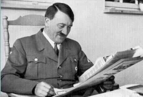 Hitler newspaper Blank Meme Template