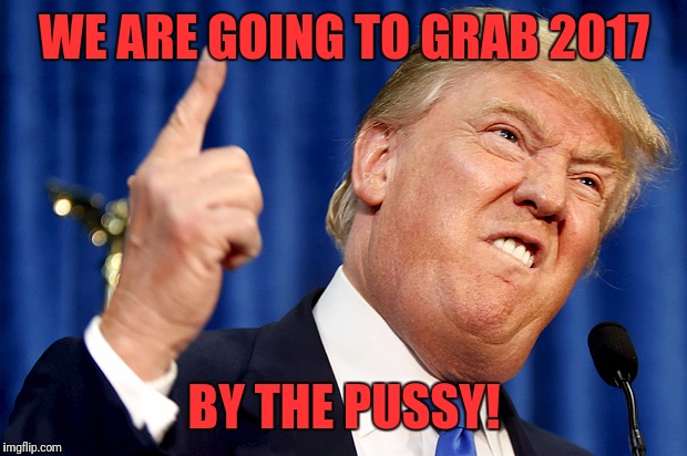 WE ARE GOING TO GRAB 2017 BY THE PUSSY! | made w/ Imgflip meme maker