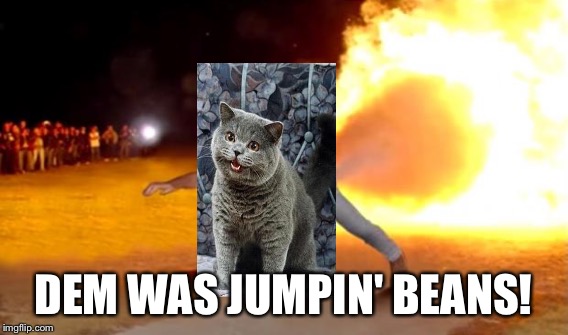 DEM WAS JUMPIN' BEANS! | made w/ Imgflip meme maker