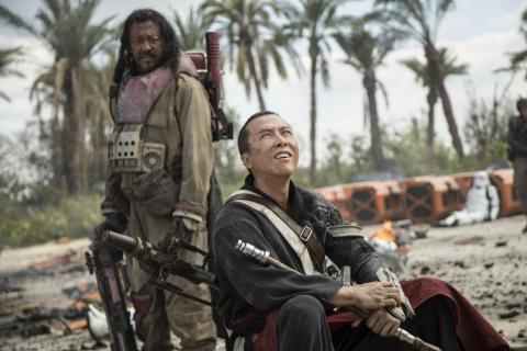 High Quality Star Wars Rogue One Chirrut Îmwe Donny Yen Blank Meme Template