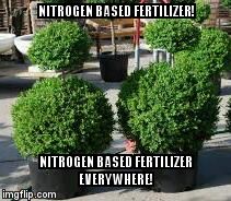 X, X Everywhere | NITROGEN BASED FERTILIZER! NITROGEN BASED FERTILIZER EVERYWHERE! | image tagged in x x everywhere | made w/ Imgflip meme maker