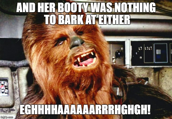 AND HER BOOTY WAS NOTHING TO BARK AT EITHER EGHHHHAAAAAARRRHGHGH! | made w/ Imgflip meme maker