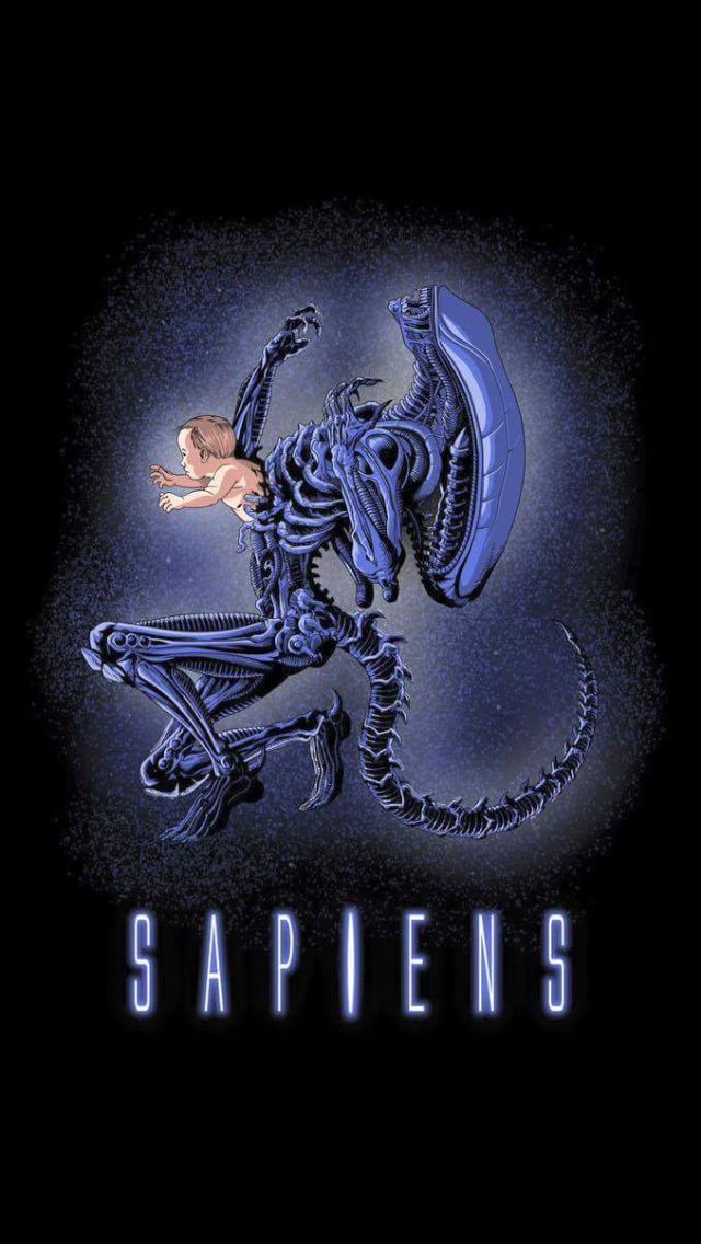 Aliens-Sapiens Blank Meme Template