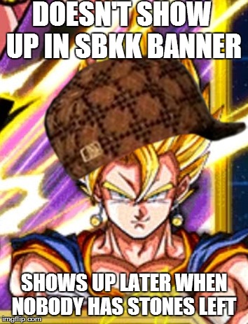 DOESN'T SHOW UP IN SBKK BANNER; SHOWS UP LATER WHEN NOBODY HAS STONES LEFT | image tagged in scumbag | made w/ Imgflip meme maker