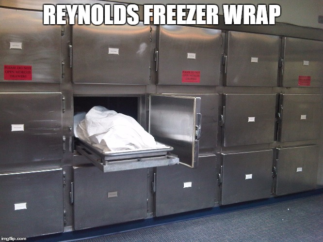 Yeah, I know It's Cold | REYNOLDS
FREEZER WRAP | image tagged in debbie reynolds,2016 sucks | made w/ Imgflip meme maker