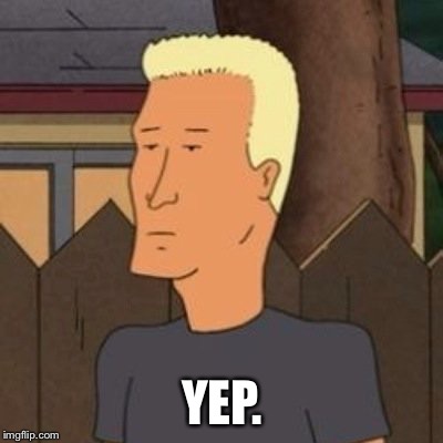 Boomhauer | YEP. | image tagged in boomhauer | made w/ Imgflip meme maker