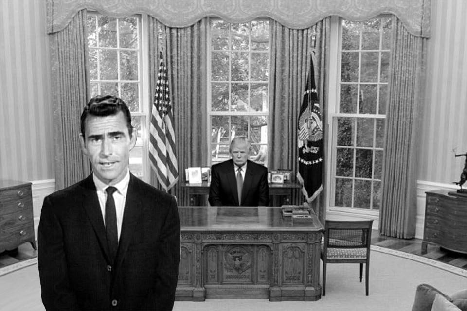 Twilight Zone Trump Blank Meme Template