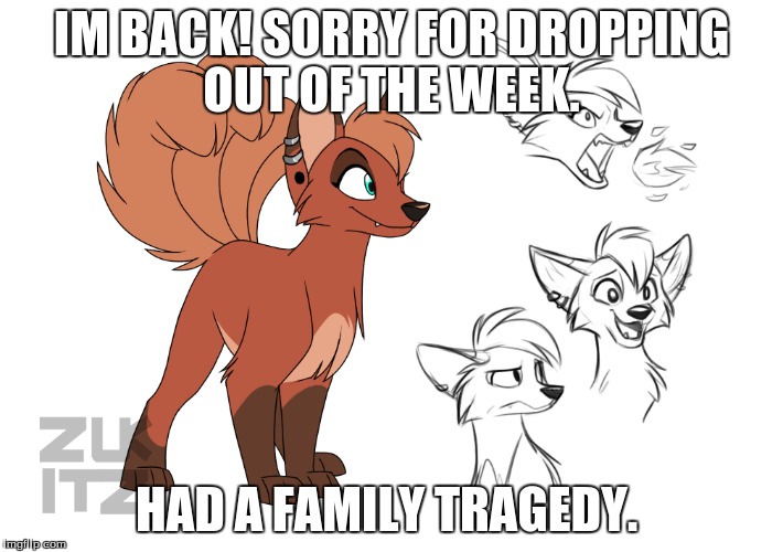 I'm thinking of writing a fanfic about this vulpix. Seems like they have a lot of personality. Got ideas anyone? | IM BACK! SORRY FOR DROPPING OUT OF THE WEEK. HAD A FAMILY TRAGEDY. | image tagged in vulpix,vulpix meme week,return,happy,memes | made w/ Imgflip meme maker