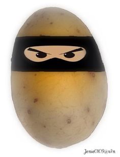 High Quality Ninja potato Blank Meme Template