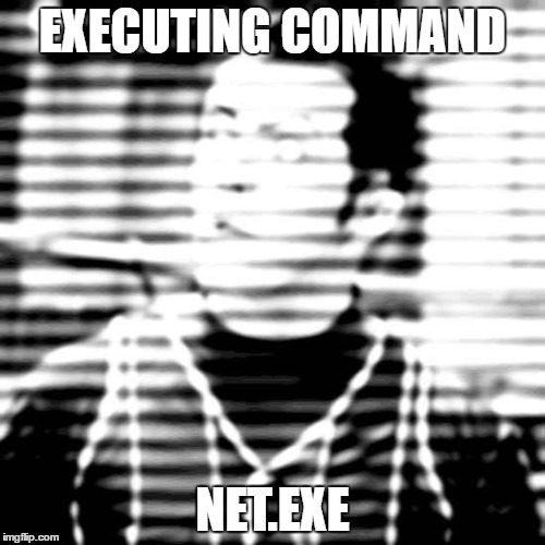 Flobbie.exe | EXECUTING COMMAND; NET.EXE | image tagged in robbie rotten,lazytown | made w/ Imgflip meme maker