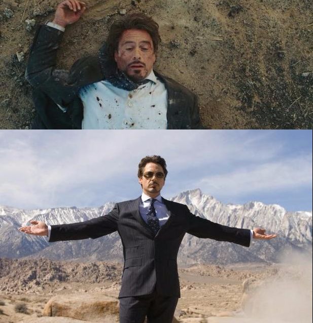 High Quality Before And After Tony Stark Blank Meme Template
