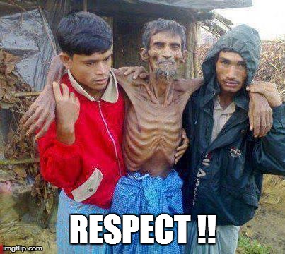 RESPECT !! | image tagged in respect | made w/ Imgflip meme maker