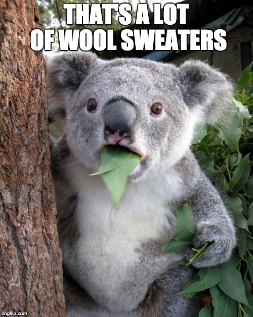 THAT'S A LOT OF WOOL SWEATERS | made w/ Imgflip meme maker