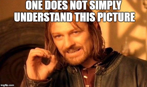 One Does Not Simply Meme | ONE DOES NOT SIMPLY UNDERSTAND THIS PICTURE | image tagged in memes,one does not simply | made w/ Imgflip meme maker