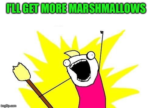 X All The Y Meme | I'LL GET MORE MARSHMALLOWS | image tagged in memes,x all the y | made w/ Imgflip meme maker