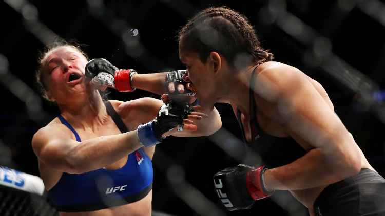 Rousey punched Blank Meme Template