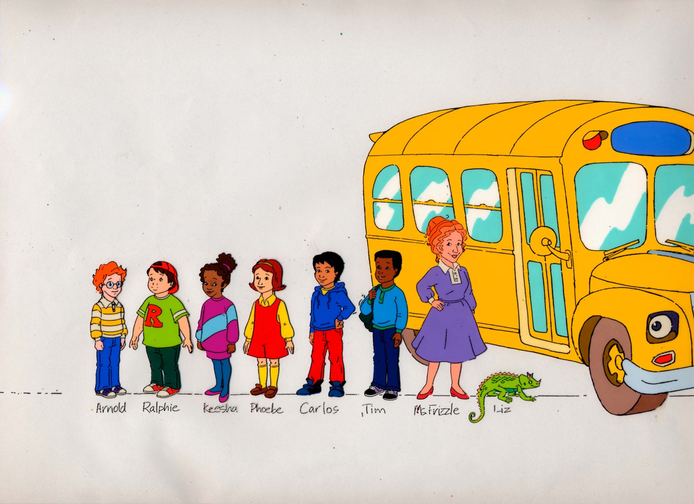 High Quality The Magic School Bus Blank Meme Template