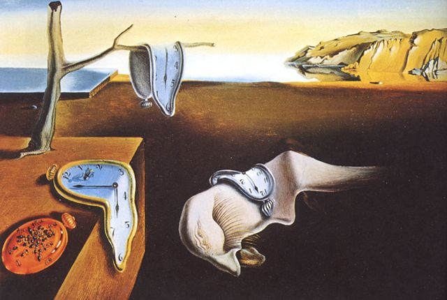 Dali melted clocks Blank Meme Template