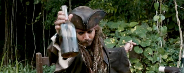 High Quality Jack Sparrow Drink me harties rum 2 Blank Meme Template