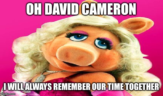 OH DAVID CAMERON I WILL ALWAYS REMEMBER OUR TIME TOGETHER | made w/ Imgflip meme maker