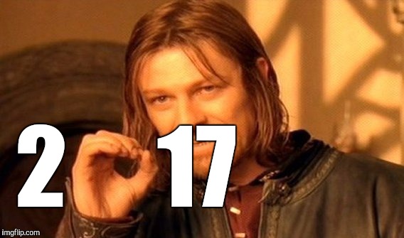 One does not simply repurpose a meme | 2     17 | image tagged in memes,one does not simply,2017 | made w/ Imgflip meme maker