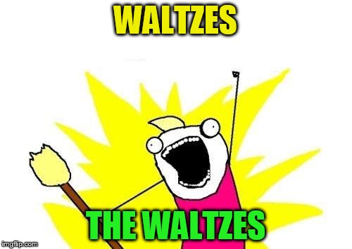 X All The Y Meme | WALTZES THE WALTZES | image tagged in memes,x all the y | made w/ Imgflip meme maker