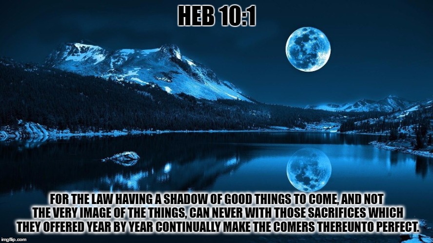 HEB 10:1; FOR THE LAW HAVING A SHADOW OF GOOD THINGS TO COME, AND NOT THE VERY IMAGE OF THE THINGS, CAN NEVER WITH THOSE SACRIFICES WHICH THEY OFFERED YEAR BY YEAR CONTINUALLY MAKE THE COMERS THEREUNTO PERFECT. | image tagged in shadow judgement | made w/ Imgflip meme maker