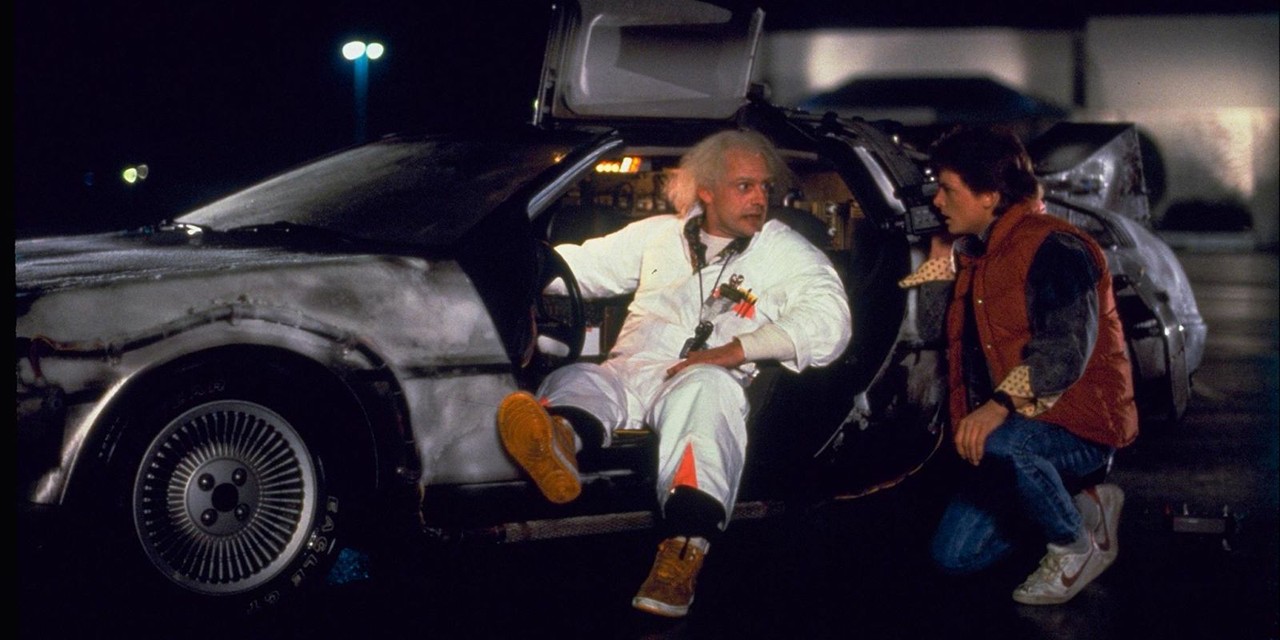 BTTF Doc brown and Marty Blank Meme Template