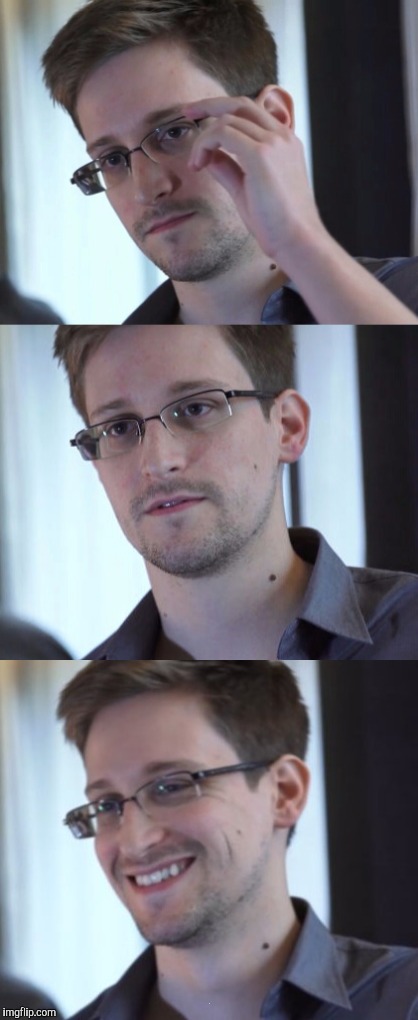 Bad Pun Snowden Blank Meme Template