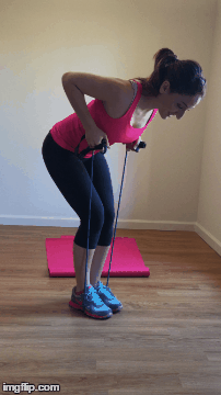 On-the-go Exercises #3: Bent-over Row