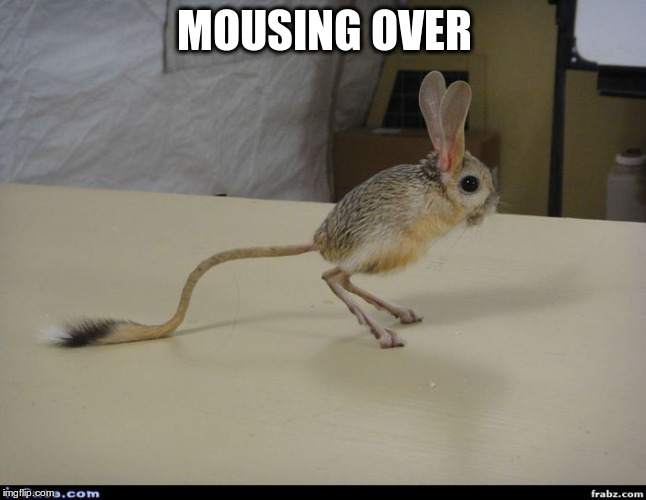 MOUSING OVER | made w/ Imgflip meme maker