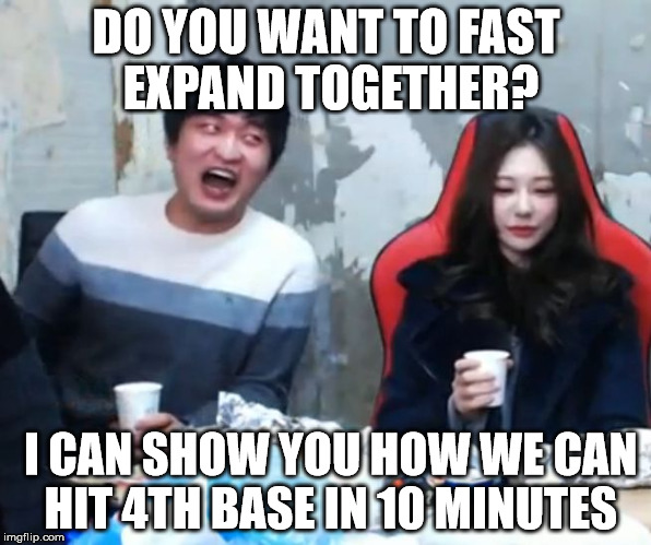 Overly Flirty Flash | DO YOU WANT TO FAST EXPAND TOGETHER? I CAN SHOW YOU HOW WE CAN HIT 4TH BASE IN 10 MINUTES | image tagged in overly flirty flash | made w/ Imgflip meme maker
