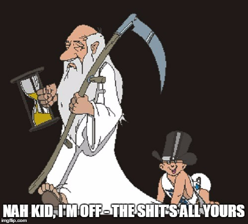 NAH KID, I'M OFF - THE SHIT'S ALL YOURS | made w/ Imgflip meme maker