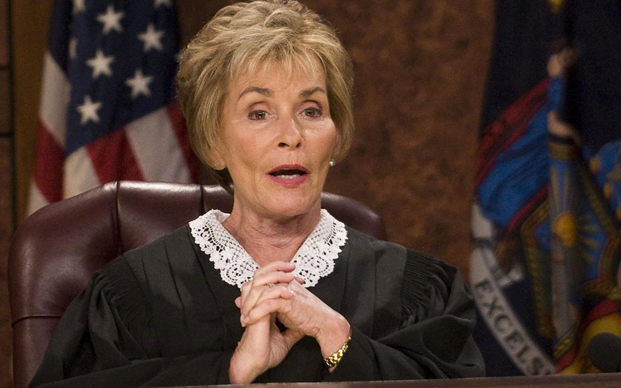High Quality Judge Judy They don't keep me here Blank Meme Template