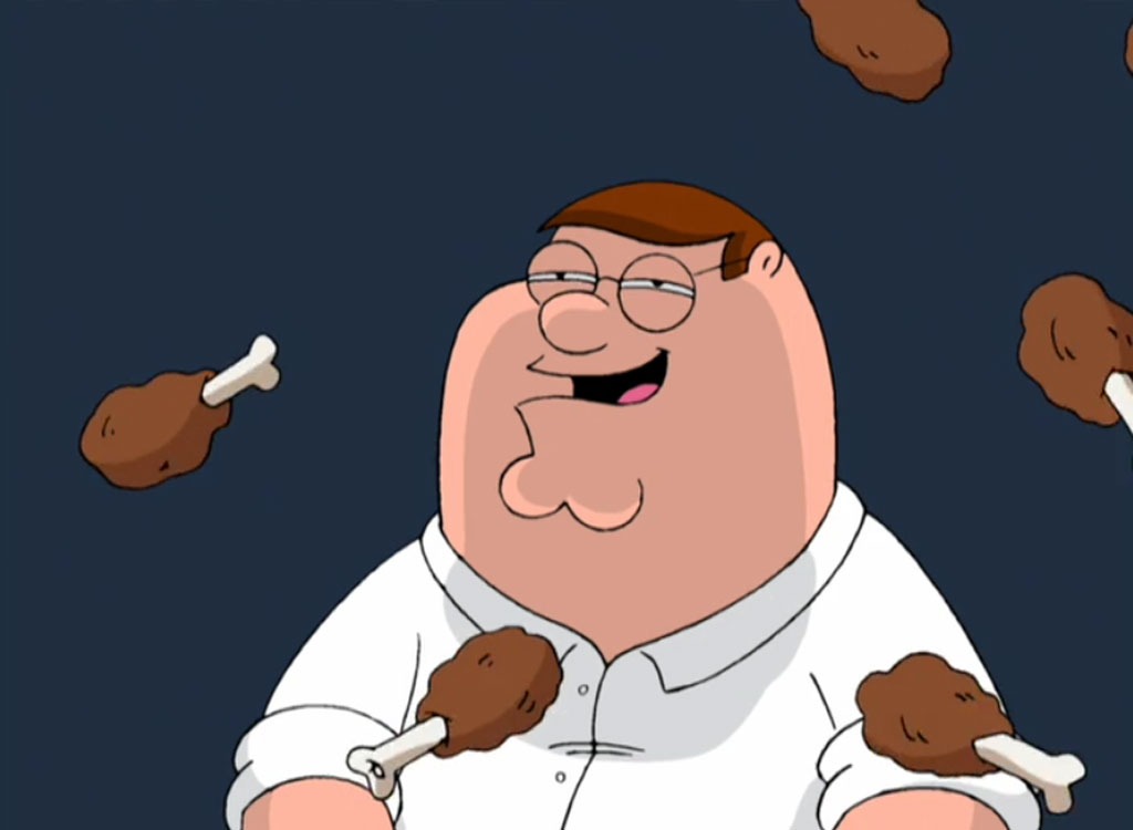 High Quality Peter Griffin Drumsticks Blank Meme Template
