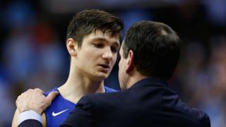 grayson allen coach k Blank Meme Template