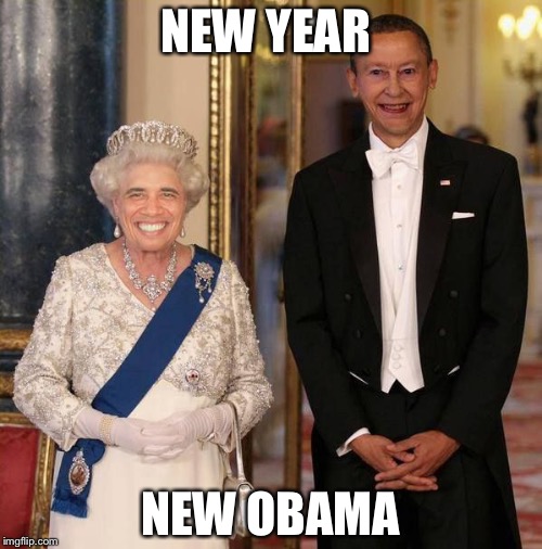 New year | NEW YEAR; NEW OBAMA | image tagged in obama,new years | made w/ Imgflip meme maker