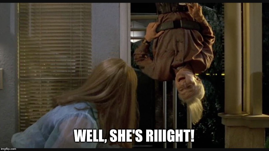 WELL, SHE'S RIIIGHT! | image tagged in back to the future | made w/ Imgflip meme maker